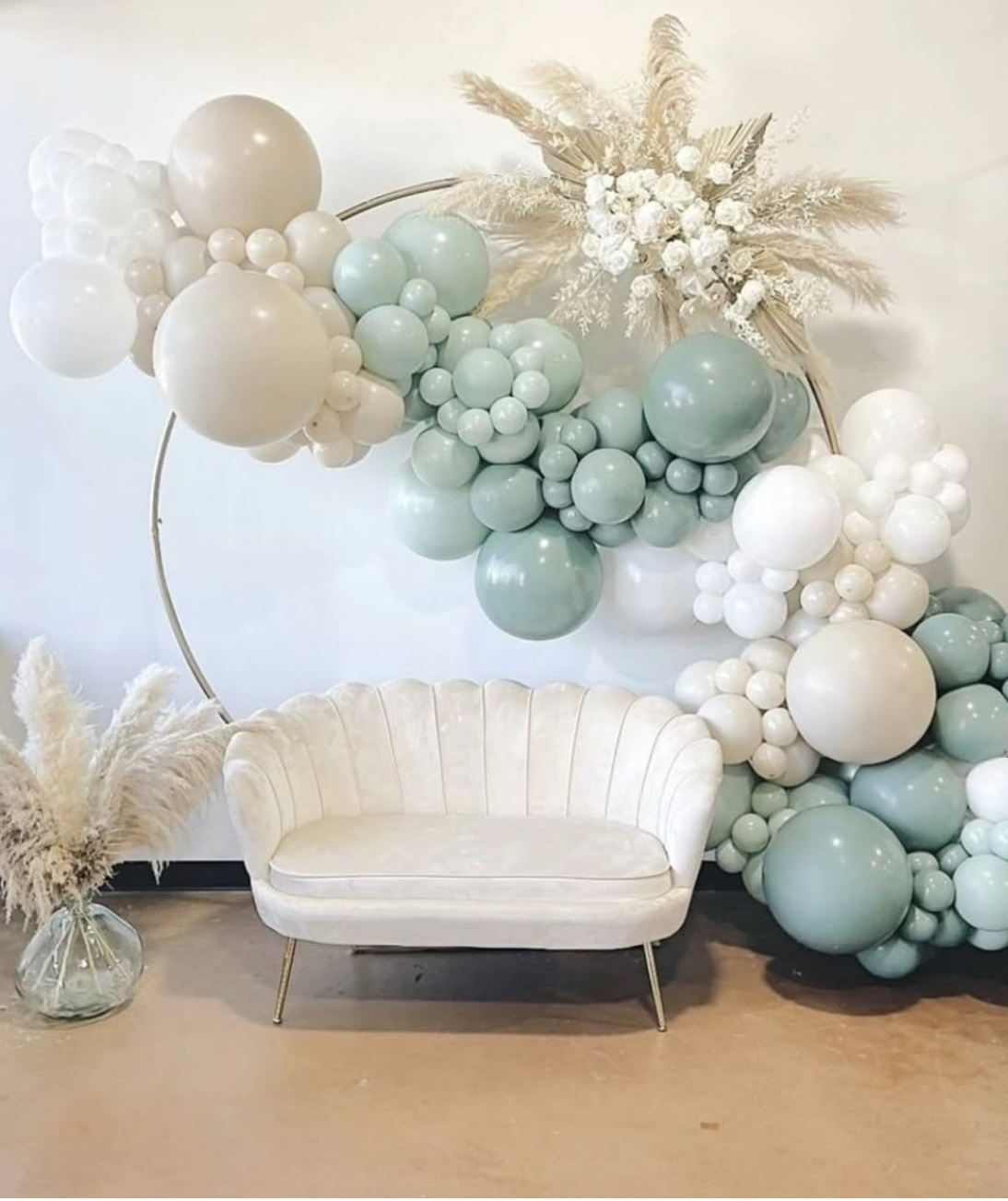 Organic Garland Setup example