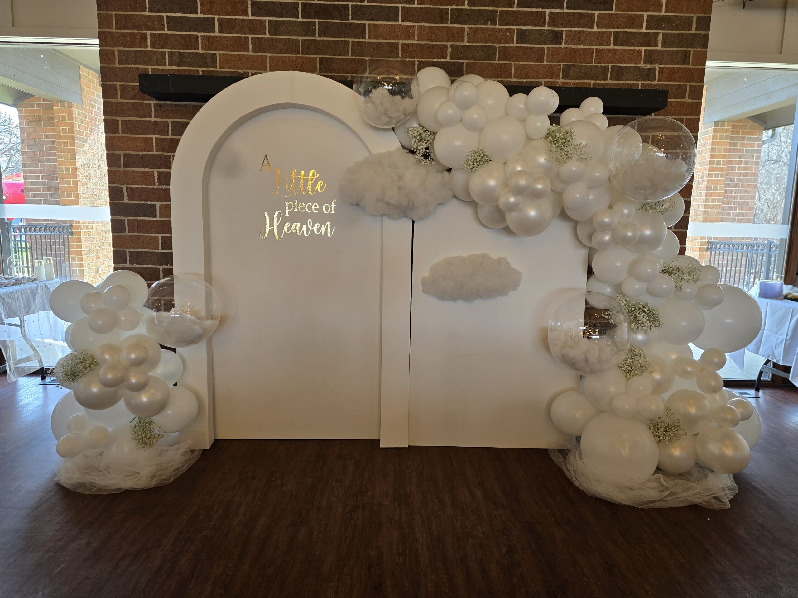 2 Backdrops setup