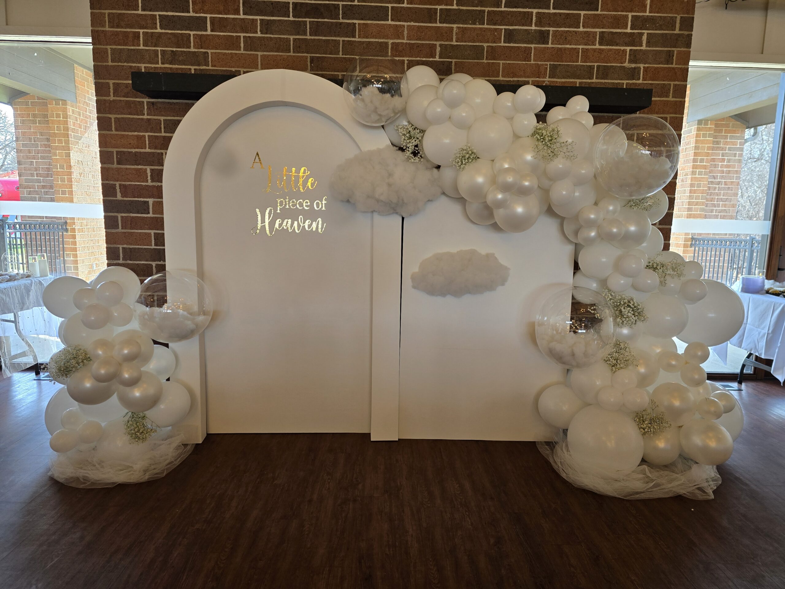 2 Backdrops setup