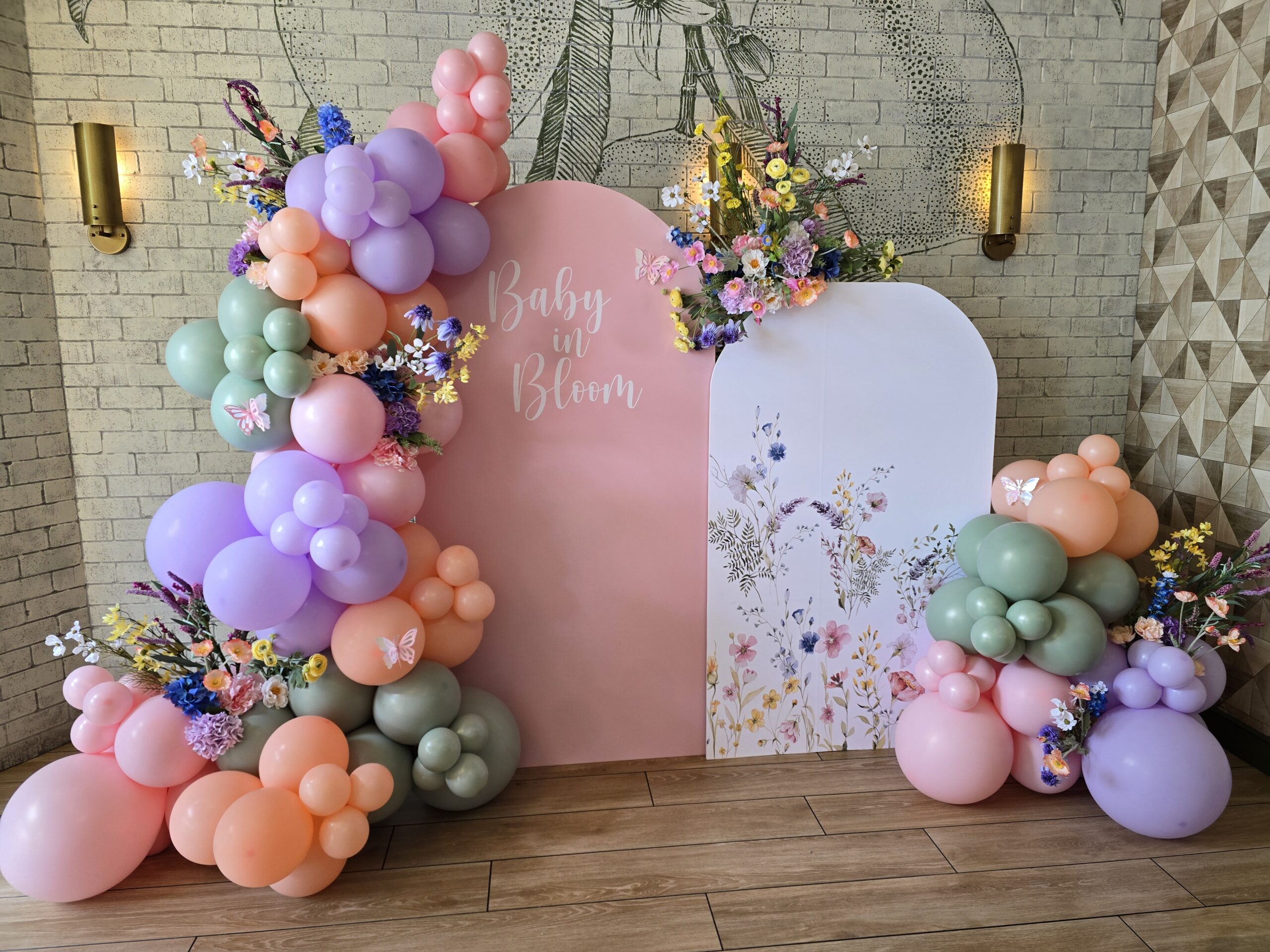 2 Backdrops setup