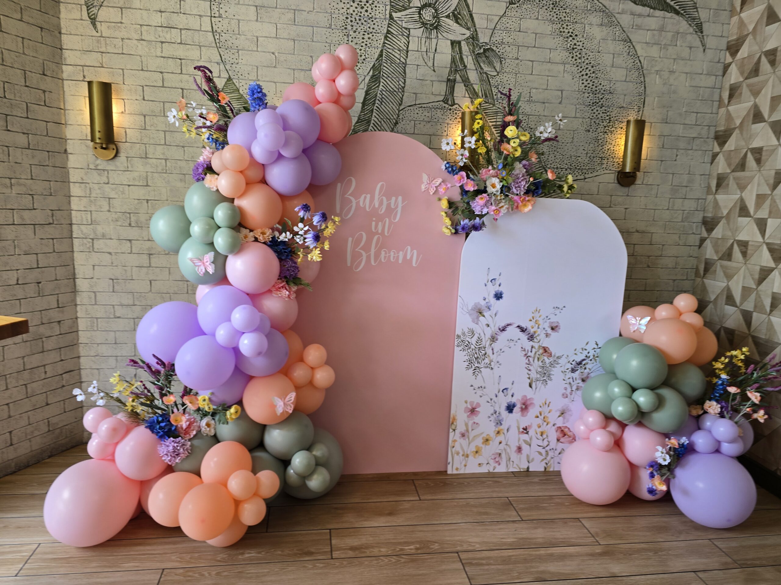 2 Backdrops setup