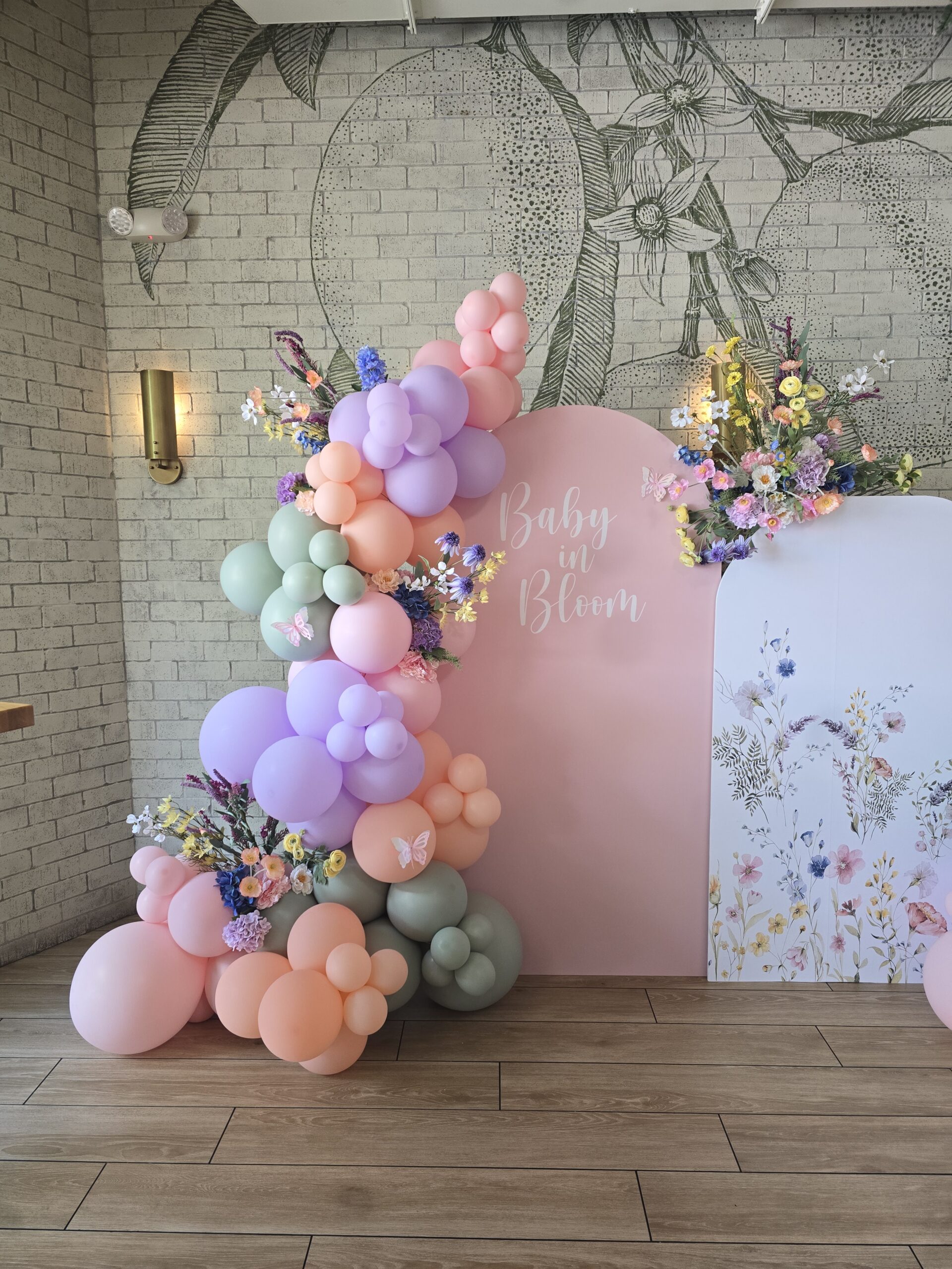 2 Backdrops setup